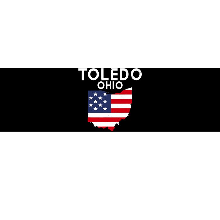 Toledo Ohio USA State America Travel Ohioan Bumper Sticker