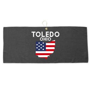 Toledo Ohio USA State America Travel Ohioan Large Microfiber Waffle Golf Towel