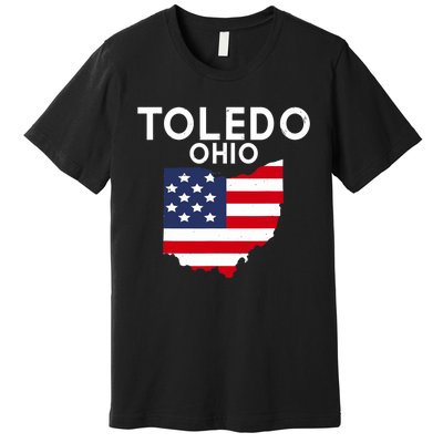 Toledo Ohio USA State America Travel Ohioan Premium T-Shirt