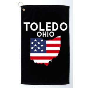 Toledo Ohio USA State America Travel Ohioan Platinum Collection Golf Towel