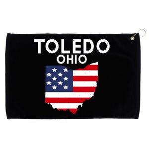 Toledo Ohio USA State America Travel Ohioan Grommeted Golf Towel