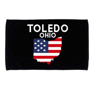 Toledo Ohio USA State America Travel Ohioan Microfiber Hand Towel