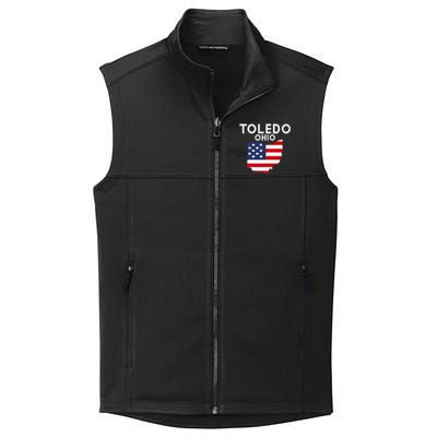 Toledo Ohio USA State America Travel Ohioan Collective Smooth Fleece Vest