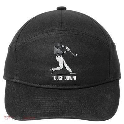 Touch Down Baseball Home Run 7-Panel Snapback Hat