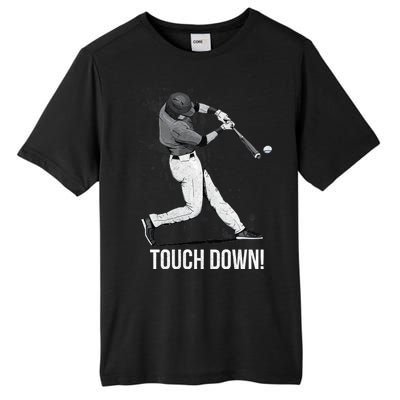 Touch Down Baseball Home Run Tall Fusion ChromaSoft Performance T-Shirt