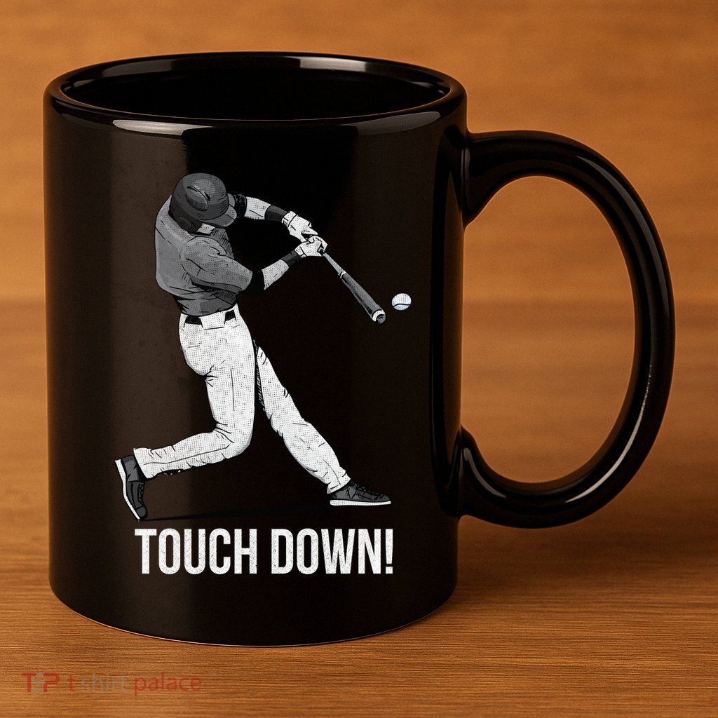 Touch Down Baseball Home Run 11oz C Handle Ceramic Mug