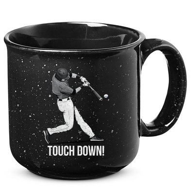 Touch Down Baseball Home Run 15oz Campfire Ceramic Mug