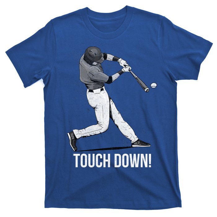 Touch Down Baseball Home Run T-Shirt