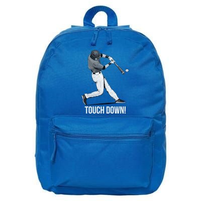 Touch Down Baseball Home Run 16 in Basic Backpack