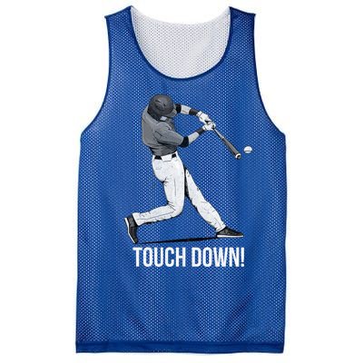 Touch Down Baseball Home Run Mesh Reversible Basketball Jersey Tank