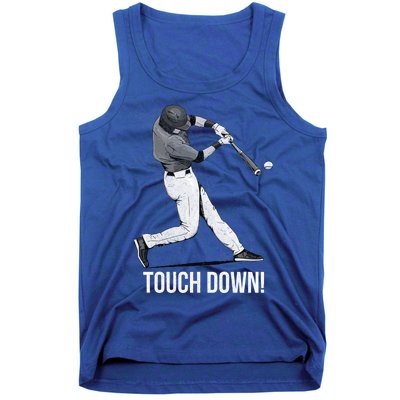 Touch Down Baseball Home Run Tank Top