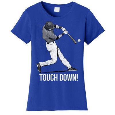 Touch Down Baseball Home Run Women's T-Shirt