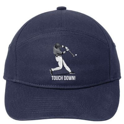 Touch Down Baseball Home Run 7-Panel Snapback Hat