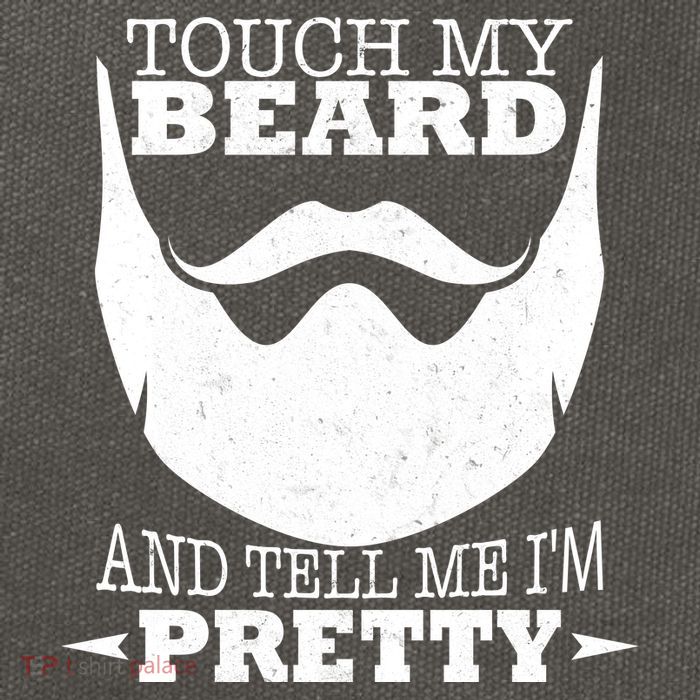 Touch My Beard And Tell Me I'm Pretty Cotton Canvas Backpack