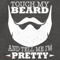 Touch My Beard And Tell Me I'm Pretty Vector Backpack