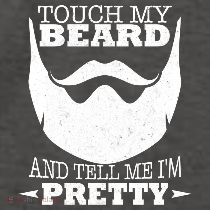 Touch My Beard And Tell Me I'm Pretty Vector Backpack