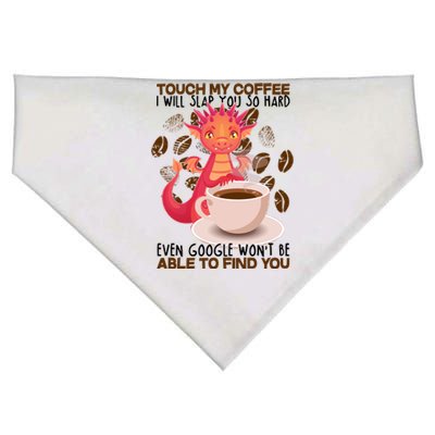 Touch My Coffee Google Won't Find You Dragon Coffee USA-Made Doggie Bandana