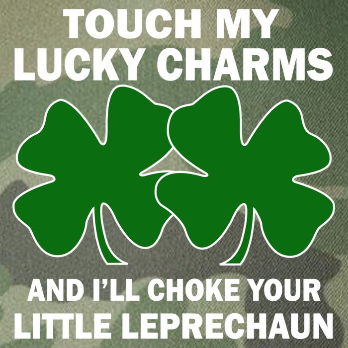 Touch My Lucky Charms And I'll Choke Your Leprechaun Legacy Tie Dye Trucker Hat