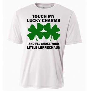 Touch My Lucky Charms And I'll Choke Your Leprechaun Cooling Performance Crew T-Shirt