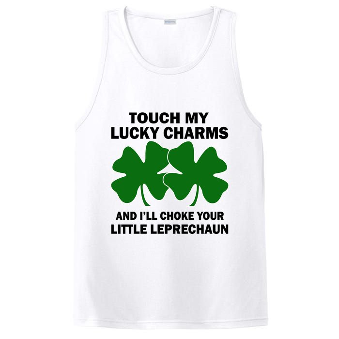Touch My Lucky Charms And I'll Choke Your Leprechaun PosiCharge Competitor Tank