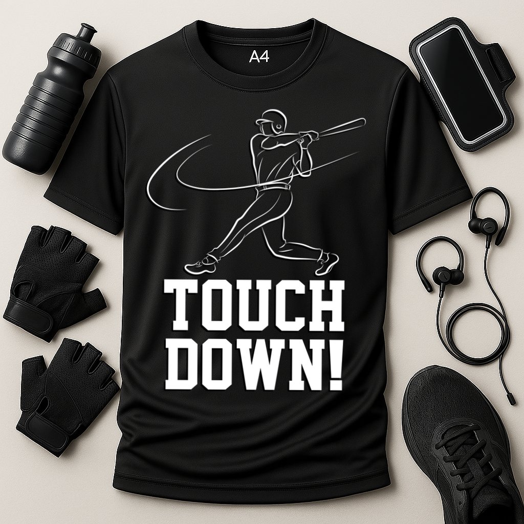 Touchdown Baseball Home-run  Performance Shirt