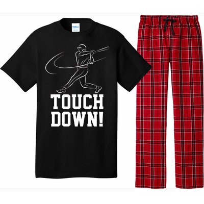 Touchdown Baseball Home-run  Pajama Set