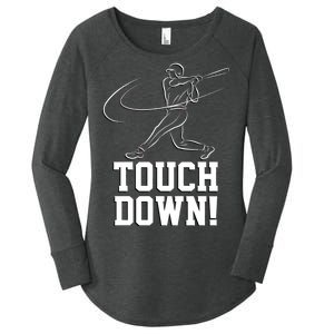 Touchdown Baseball Home-run  Women's Perfect Tri Tunic Long Sleeve Shirt