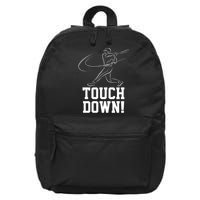 Touchdown Baseball Home-run  16 in Basic Backpack