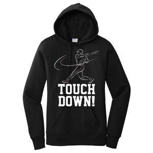 Touchdown Baseball Home-run  Women's Pullover Hoodie