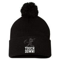 Touchdown Baseball Home-run  Pom Pom 12in Knit Beanie