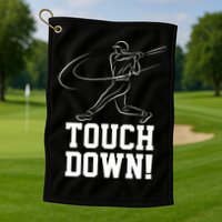 Touchdown Baseball Home-run  Golf Towel
