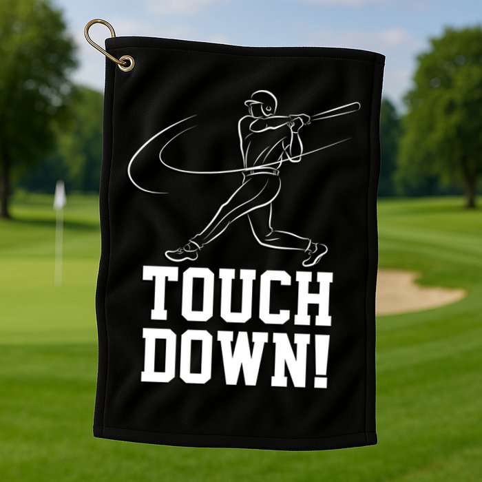 Touchdown Baseball Home-run  Golf Towel