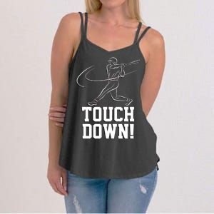 Touchdown Baseball Home-run  Women's Strappy Tank