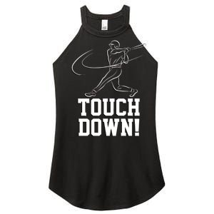 Touchdown Baseball Home-run  Women's Perfect Tri Rocker Tank