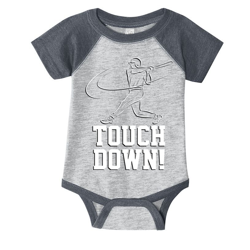 Touchdown Baseball Home-run  Infant Baby Jersey Bodysuit