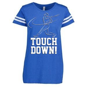 Touchdown Baseball Home-run  Enza Ladies Jersey Football T-Shirt