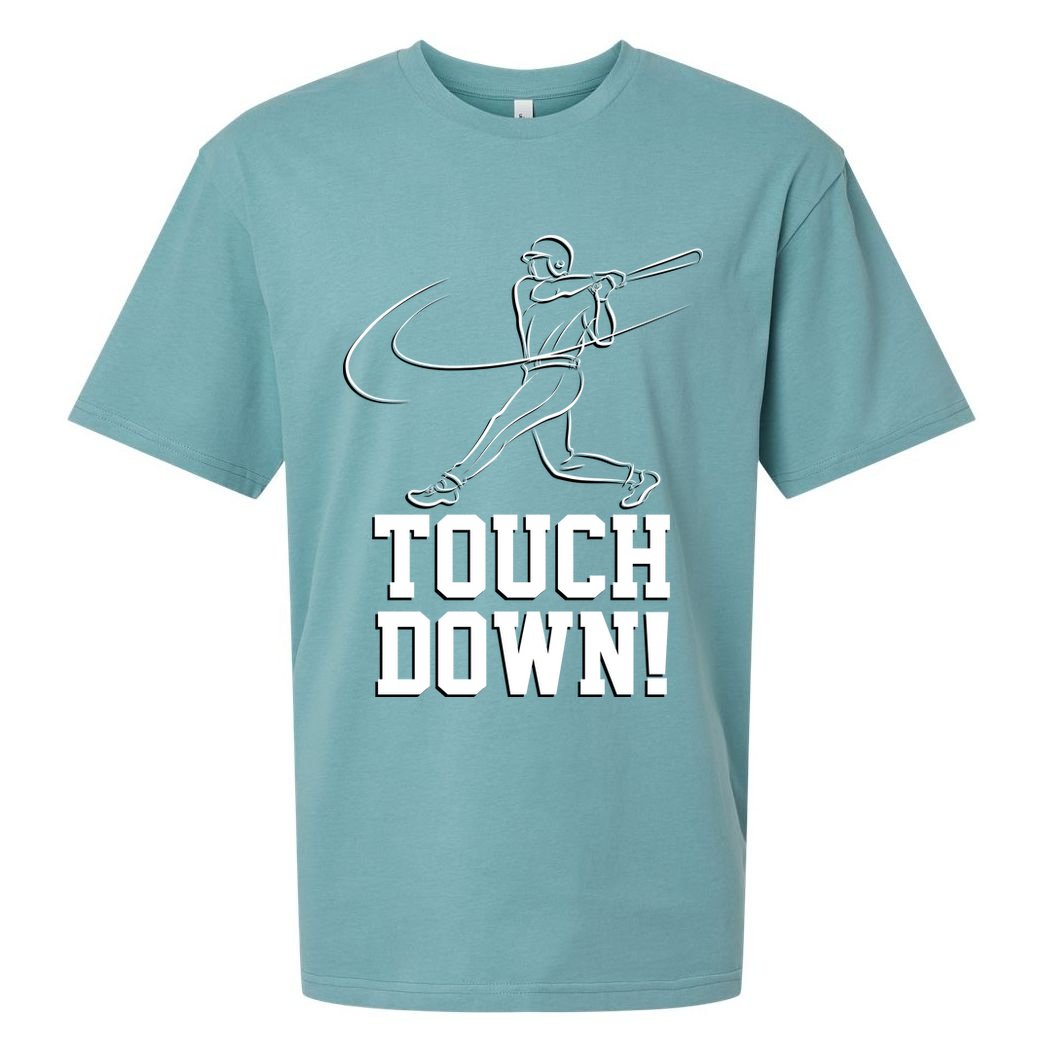 Touchdown Baseball Home-run  Sueded Cloud Jersey T-Shirt