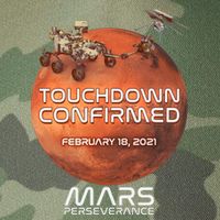 Touchdown Confirmed Mars Perseverance February 18 2021 Legacy Tie Dye Trucker Hat