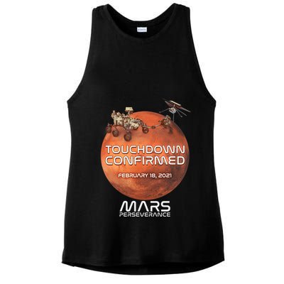 Touchdown Confirmed Mars Perseverance February 18 2021 Ladies PosiCharge Tri-Blend Wicking Tank