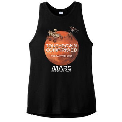 Touchdown Confirmed Mars Perseverance February 18 2021 Ladies PosiCharge Tri-Blend Wicking Tank