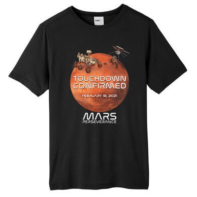 Touchdown Confirmed Mars Perseverance February 18 2021 Tall Fusion ChromaSoft Performance T-Shirt