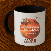 Touchdown Confirmed Mars Perseverance February 18 2021 Mug