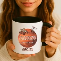 Touchdown Confirmed Mars Perseverance February 18 2021 Mug