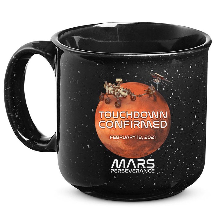 Touchdown Confirmed Mars Perseverance February 18 2021 15oz Campfire Ceramic Mug
