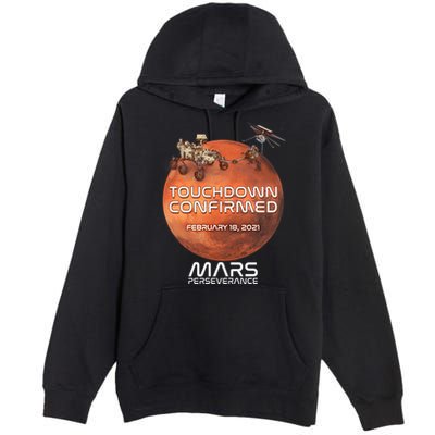 Touchdown Confirmed Mars Perseverance February 18 2021 Premium Pullover Hoodie