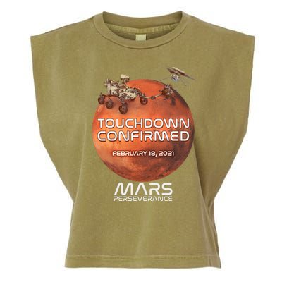 Touchdown Confirmed Mars Perseverance February 18 2021 Garment-Dyed Women's Muscle Tee