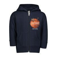 Touchdown Confirmed Mars Perseverance February 18 2021 Toddler Zip Fleece Hoodie