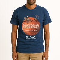 Touchdown Confirmed Mars Perseverance February 18 2021 Tall T-Shirt