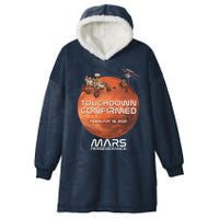 Touchdown Confirmed Mars Perseverance February 18 2021 Hooded Wearable Blanket