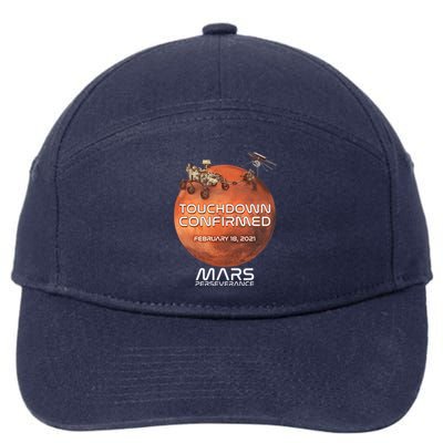 Touchdown Confirmed Mars Perseverance February 18 2021 7-Panel Snapback Hat